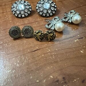 Costume earrings jewelry bundle